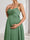 A-Line/Princess Spaghetti Straps Sleeveless Ruched Maternity Bridesmaid Dresses with Bow Tie
