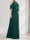 A-Line/Princess Halter Cold Shoulder Elegant Maternity Bridesmaid Dresses with Ruffles