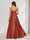 A-Line/Princess Cowl Neck Sleeveless Floor-Length Maternity Bridesmaid Dresses with Pleats