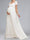 A-Line/Princess Sweetheart Short Sleeves Ruched Maternity Wedding Dresses with Appliques