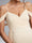 A-Line/Princess Cold Shoulder Floor-Length Maternity Wedding Dresses