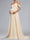 A-Line/Princess Cold Shoulder Floor-Length Maternity Wedding Dresses