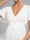 A-Line/Princess V-Neck Ruched Floor-Length Maternity Wedding Dresses with Ruffles