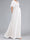 A-Line/Princess V-Neck Ruched Flutter Sleeves Long Maternity Wedding Dresses with Ruffles