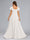 Chiffon A-Line/Princess Square Neck Maternity Wedding Dresses with Ruffles & Split Side