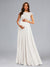 A-Line/Princess Scoop Lace Floor-Length Baby Shower Wedding Dresses with Appliques