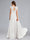 A-Line/Princess Scoop Lace Floor-Length Maternity Wedding Dresses with Appliques
