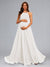 Chiffon A-Line/Princess Halter Sleeveless Floor-Length Baby Shower Wedding Dresses with Lace