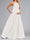 Chiffon A-Line/Princess Halter Sleeveless Floor-Length Maternity Wedding Dresses with Lace