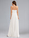 A-Line/Princess Spaghetti Straps Sleeveless Ruched Chiffon Maternity Wedding Dresses