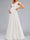A-Line/Princess Chiffon Sleeveless Ruched Floor-Length Maternity Wedding Dresses with Ruffles