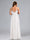 A-Line/Princess Spaghetti Straps V-Neck Ruched Maternity Wedding Dresses with Pleats & Appliques