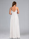A-Line/Princess Spaghetti Straps V-Neck Ruched Maternity Wedding Dresses with Pleats & Appliques