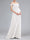 A-Line/Princess Off-the-Shoulder Sleeveless Ruched Formal Maternity Wedding Dresses