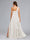 A-Line/Princess One-Shoulder Ruched Long Chiffon Maternity Wedding Dresses with Split Side