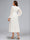 A-Line/Princess V-Neck Tea-Length Long Sleeves Chiffon Maternity Wedding Dresses with Bowknot