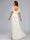 A-Line/Princess V-Neck Floor-Length Short Sleeves Lace Maternity Wedding Dresses