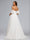 A-Line/Princess Strapless Sweep Train Chiffon Maternity Wedding Dresses