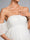 A-Line/Princess Strapless Sweep Train Chiffon Maternity Wedding Dresses