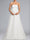 A-Line/Princess Strapless Sweep Train Chiffon Maternity Wedding Dresses