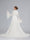 Trumpet/Mermaid High Neck Lace Sweep Train Long Sleeves Maternity Wedding Dresses with Waist Cape