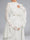Trumpet/Mermaid High Neck Lace Sweep Train Long Sleeves Maternity Wedding Dresses with Waist Cape