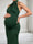 Trumpet/Mermaid Halter Neck Sleeveless Floor Length Maternity Wedding Guest Dresses