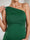 Trumpet/Mermaid One Shoulder Sleeveless Floor Length Maternity Wedding Guest Dresses with Side Slit