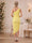 Sheath/Cloumn One Shoulder Sleeveless Ruched Asymmetrical Maternity Wedding Guest Dresses