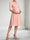 A-Line/Princess Scoop Neck Half Sleeves Knee-Length Maternity Wedding Guest Dresses
