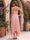 A-Line/Princess Spaghetti Straps Tea-Length Asymmetrical Pleated Satin Maternity Wedding Guest Dresses