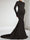 Trumpet/Mermaid High Neck Court Train Long Sleeves Maternity Wedding Guest Dresses