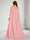 Trumpet/Mermaid Off-the-Shoulder Floor-Length Maternity Wedding Guest Dresses with Cape