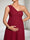 A-Line/Princess One-Shoulder Sleeveless Chiffon Floor-Length Maternity Wedding Guest Dresses with Ruched