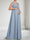 A-Line/Princess V-Neck Chiffon Floor-Length Maternity Wedding Guest Dresses with Ruched