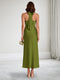 Sheath/Column Criss Cross Ruched Ankle-Length Maternity Bridesmaid Dresses