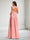 A-Line V-Neck Maternity Bridesmaid Dresses With Ruffles