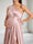 A-Line/Princess One-Shoulder Maternity Bridesmaid Dresses With Ruffles & Bowknot