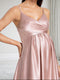 A-Line/Princess Spaghetti Straps Ruched Maternity Bridesmaid Dresses