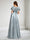 A-Line V-Neck Maternity Bridesmaid Dresses With Bow & Ruffles