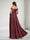 A-Line Off-the-Shoulder Sleeveless Maternity Bridesmaid Dresses With Pleated