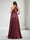 A-Line Halter Ruched Maternity Bridesmaid Dresses With Ruffles