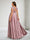 Satin A-Line Illusion Boat Neck Maternity Bridesmaid Dresses With Lace