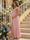 A-Line/Princess Sweetheart Ankle-Length Maternity Bridesmaid Dresses With Ruffles &Split Side