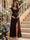 A-Line/Princess Sweetheart Ankle-Length Maternity Bridesmaid Dresses With Ruffles &Split Side