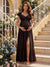 A-Line/Princess Sweetheart Ankle-Length Maternity Bridesmaid Dresses With Ruffles &Split Side