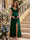 A-Line/Princess Sweetheart Ankle-Length Maternity Bridesmaid Dresses With Ruffles &Split Side