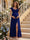 A-Line/Princess Sweetheart Ankle-Length Maternity Bridesmaid Dresses With Ruffles &Split Side