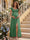 A-Line/Princess Sweetheart Ankle-Length Maternity Bridesmaid Dresses With Ruffles &Split Side