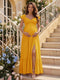 A-Line/Princess Sweetheart Ankle-Length Maternity Bridesmaid Dresses With Ruffles &Split Side
